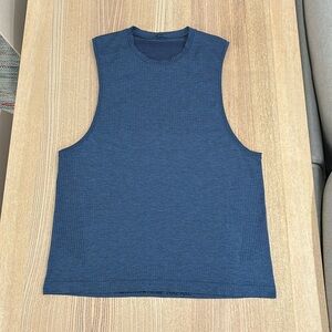 Lululemon Metal Vent Tech Sleeveless Shirt - Night Sea/Soft Denim - Large